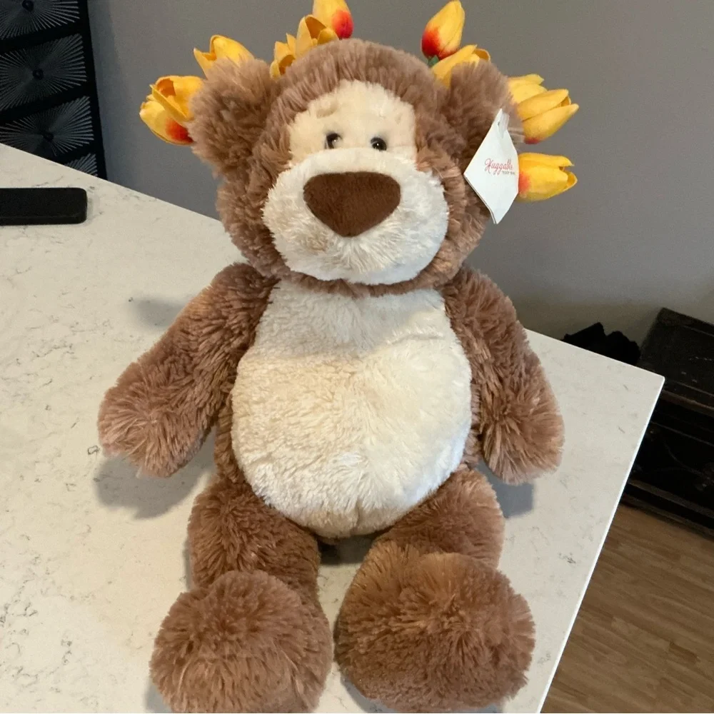 Vintage Grunge huggable teddy bear toy 19 inch